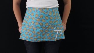 How to Make a Half Apron [upl. by Aneetsyrk]