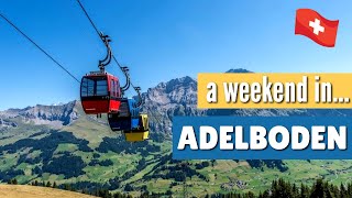 ADELBODEN SWITZERLAND  A weekend in Berner Oberland – Fall Foliage  a GIANT Swing [upl. by Sillaw]