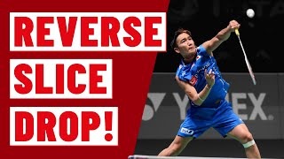 How To Play The Reverse Slice Drop Shot A StepByStep Badminton Tutorial [upl. by Latnahs]