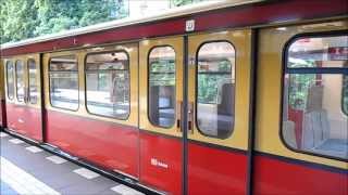 SBahn Berlin  Züge im SBahnhof Hohenzollerndamm HD [upl. by Alix]