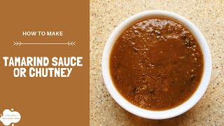 How To Make Tamarind SauceChutney [upl. by Aliakam]