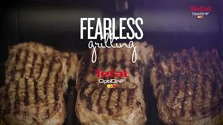 Tefal OptiGrill  FEARLESS GRILLING [upl. by Nylyram85]