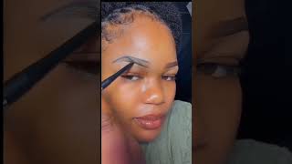 Eyebrows tutorialEasy way to draw ur brows [upl. by Ettezzil]