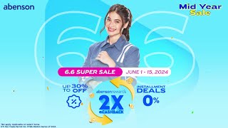 Abenson Mid Year Sale 🎉  June 130 2024 [upl. by Kipp281]