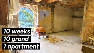 I Transformed an Old Basement into a Beautiful Apartment  🏠 DIY Renovation [upl. by Carolin]