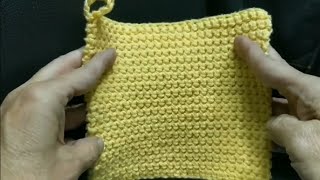 Crochet Tutorial Mastering the Classic Thermal Stitch Potholder [upl. by Cosme]