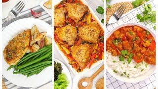 3 Easy Chicken Dinner Recipes  Quick  Healthy Weeknight Dinner Recipes [upl. by Barnaby953]