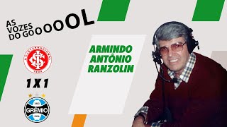 Internacional 1 x 1 Grêmio 1975  Armindo Antônio Ranzolin [upl. by Reham591]