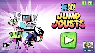 Teen Titans Go Jump Jousts  Become the Jumpiest Jumping Jouster of All Time CN Games [upl. by Kcirre]