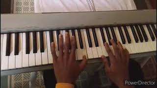 Tango naye Moïse mbiye intro piano clavier Main piano [upl. by Selwin267]