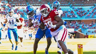 Kansas vs Oklahoma Football Highlights [upl. by Anialahs235]