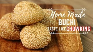 Home Made Buchi  Sesame Balls  with Red Bean Paste  Taste like Chowking [upl. by Honora785]