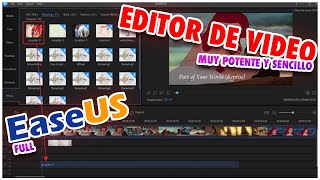 El editor de video DEFINITIVO 😎😎 EaseUS VIDEO EDITOR [upl. by Riley]