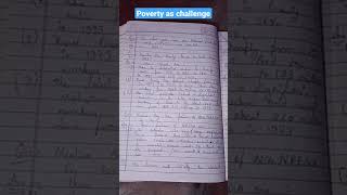 Poverty as a challenge class 9 notes economics siblings study [upl. by Outhe]