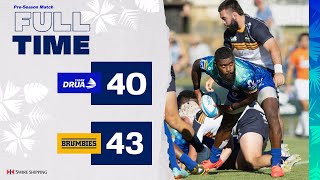 Fijian Drua vs Brumbies Trial Match 1 Highlights [upl. by Omero]