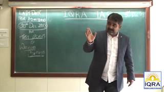 Ancient Indian History part 1 by Avadh Ojha Sir  IQRA IAS PUNE [upl. by Saihtam]