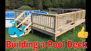 Building A 16x16 Pool Deck [upl. by Aninat137]