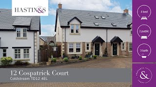 12 Cospatrick Court Coldstream TD12 4EL  Video Tour [upl. by Zondra776]