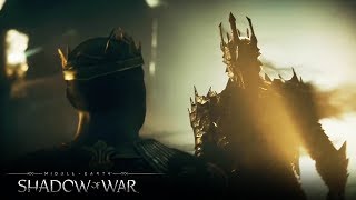 SHADOW OF WAR  All Nazgul Visions and Origins RingwraithsWitch King [upl. by Nuahsad]