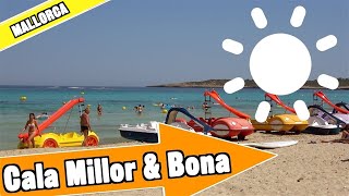 Cala Millor Majorca Spain Tour of beach and resort [upl. by Nal]