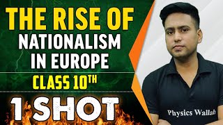 The Rise of Nationalism in Europe in 1 Shot  Everything Covered  Class 10th Board  Pure English [upl. by Ainiger]