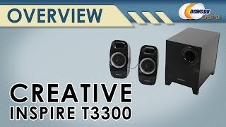 Creative Inspire T3300 21 Speaker System Overview  Newegg Lifestyle [upl. by Noside]