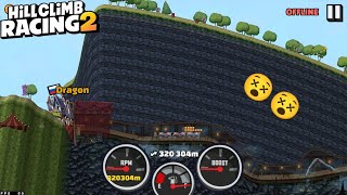 Overspill Fun Rig 300000m😱😵Hill Climb Racing 2 [upl. by Cardie]