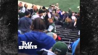 NY Jets Fan  KOS BILL FAN  In Brutal Stadium Fight  TMZ Sports [upl. by Mcclenon]