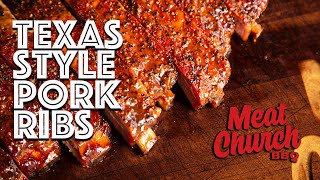 Texas Style Spare Ribs [upl. by Yrdnal]