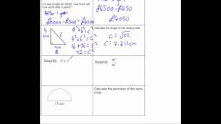 Corbettmaths 5aday Foundation  January 1 [upl. by Arretahs]