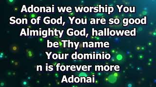 Adonai we worship You Keyboard plus Lyrics [upl. by Shetrit]