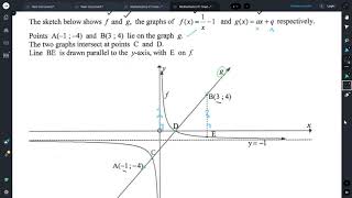 Grade 10 Interpreting graphs Hyperbola and Straightline [upl. by Mailliwnhoj669]