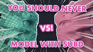 Why You Should Never Model with Subdivisions Active  3D Modeling Fundamentals [upl. by Teodor]