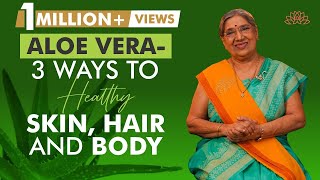 3 Amazing Benefits of Aloe Vera for Skin Hair and Health  Natural Healing Method [upl. by Gradeigh]