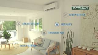 Panasonic Air Conditioning  ECONAVI Intelligent Sensor Technology [upl. by Christi375]