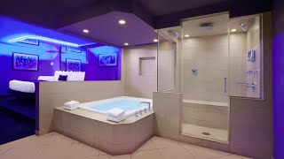 Romantic Getaway at Prestige Club Escapes Room tour Hypnotic suite with spa tub at AMBIANCE [upl. by Skelly]