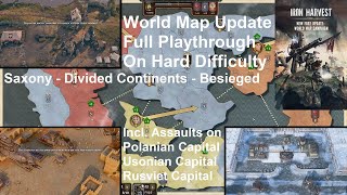 Iron Harvest  World Map Campaign Hard Difficulty Full Playthrough Part 1  No Commentary Gameplay [upl. by Leno]