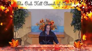 Oak Hill Church of Christ 110324 Lords Supper Devotional [upl. by Shipley]