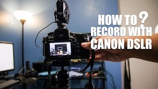 How to record video with Canon DSLR 60D [upl. by Stockton]