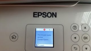 How to reset Epson ET2720 ET2726 Error E11 code quotthe ink pad needs service contact epsonquot [upl. by Edea]