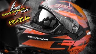 Scorpion Exo520 Air Review Deutsch Testfahrt Bewertung I 4K [upl. by Veronika]