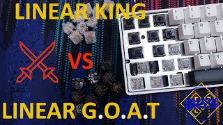 New BEST Linear Switches Everglide AquaWater Kings Sound Tests w Gateron Ink Black Comparison [upl. by Notnroht]