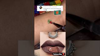 Brown lipstick Shades for all SKIN types 💄colourmixing lipstickhacks satisfyingvideo [upl. by Gnilhsa96]