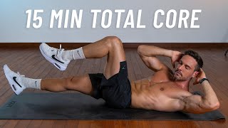 15 MIN ABS amp CORE WORKOUT No Equipment [upl. by Htebazile]