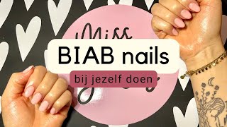 HOW TO BIAB NAGELS BIJ JEZELF DOEN  STACEYSHARES [upl. by Croner]