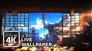 Live Wallpaper  City of the Sea 4k [upl. by Standford]