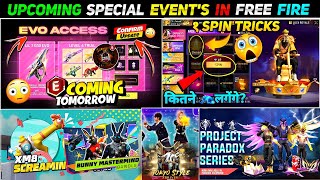 Upcoming Events In Free Fire🤯 Free Fire New Event  Ff New Event  New Even Ff  Ff New Event Today [upl. by Ecnatsnoc]