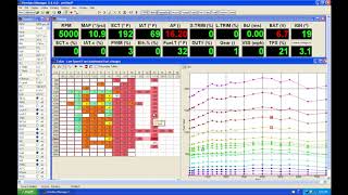 Tuning HowTo Tuning Main Fuel Table Hondata s300 [upl. by Enomed]