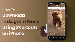 How To Download Instagram Reels Using Shortcuts on iPhone [upl. by Nauwaj677]