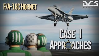 DCS FA18  Case I Approach [upl. by Gaal449]